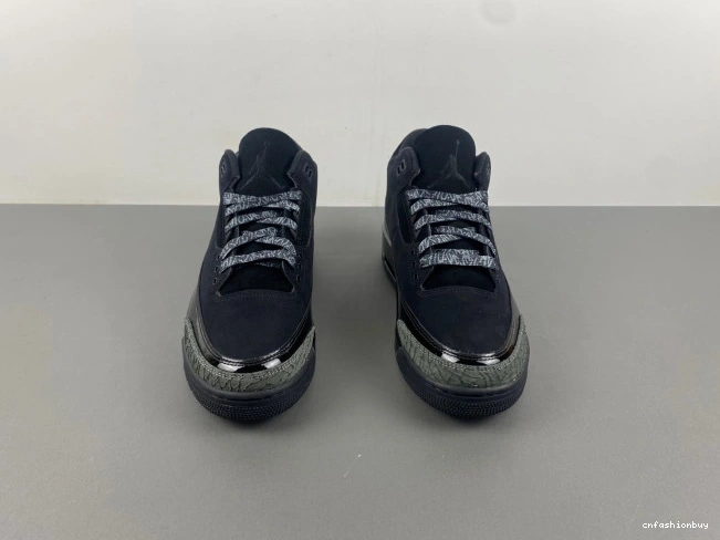 Retro CK9246-168 Jordan Air 3 Black Cat 1024